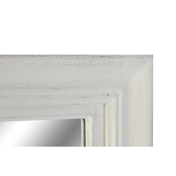 Väggspegel Home ESPRIT Vit Fönster 68 x 4 x 128 cm