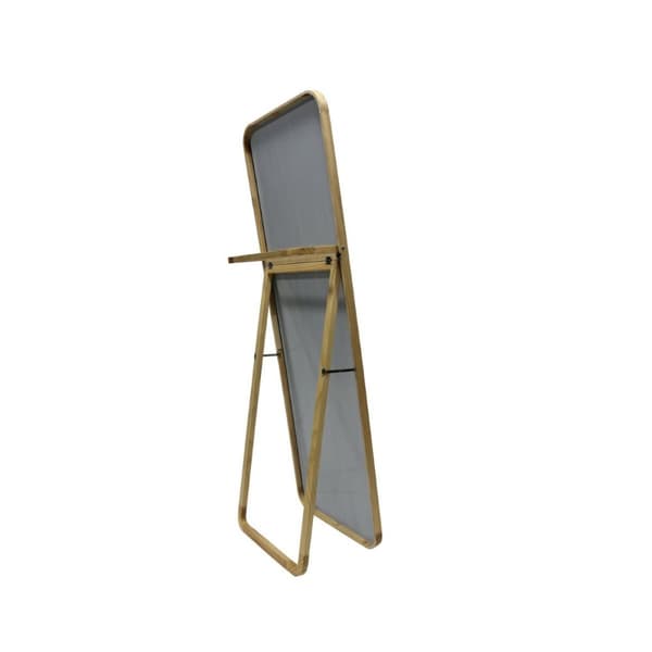 Garderobsspeglar Home ESPRIT Naturell Glas Furu 52 x 40 x 167 cm