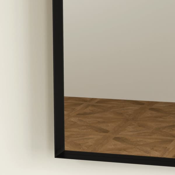 Rootz buet badeværelse spejl - dekorativt spejl - væg spejl - rust & vandafvisende - 50L x 3W x 70H cm