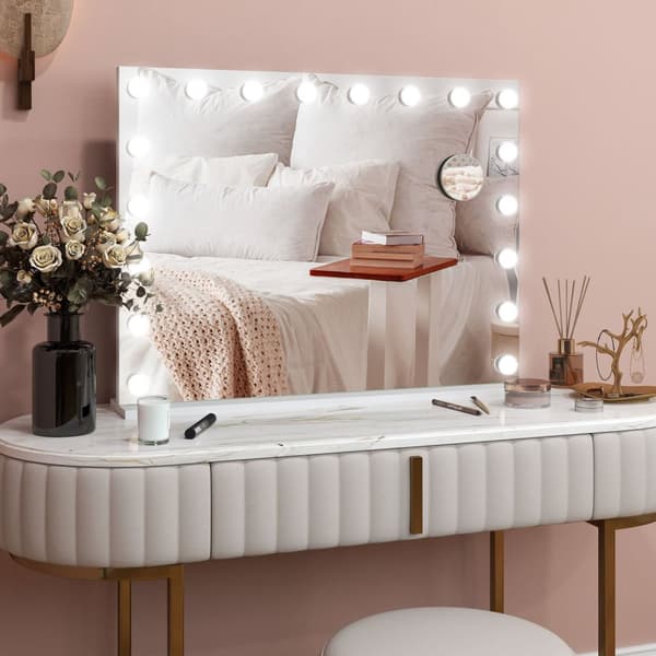 Rootz LED -meikkipeili - Vanity Mirror - Valaistu peili - USB -lataus - 80 cm x 62 cm