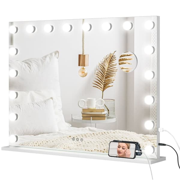 Rootz LED -meikkipeili - Vanity Mirror - Valaistu peili - USB -lataus - 80 cm x 62 cm