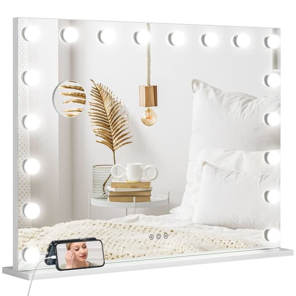 Rootz LED -meikkipeili - Vanity Mirror - Valaistu peili - USB -lataus - 80 cm x 62 cm