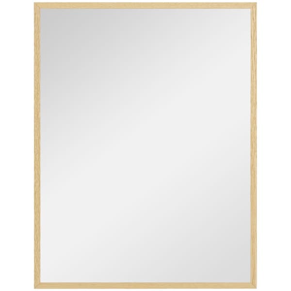 Rootz Rectangular Wall Mirror - Badeværelse Mirror - Dekorative spejle - Elegant design - 90 x 70 cm MDF -ramme