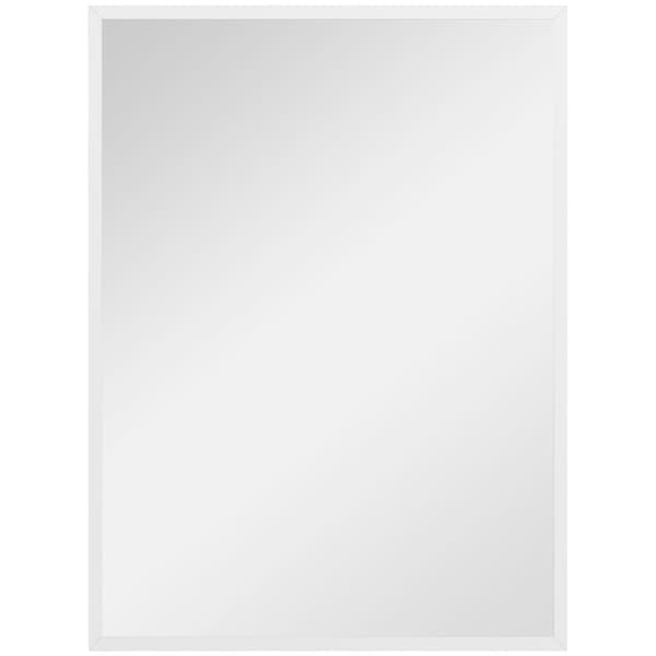 Rootz rektangulær væg spejl - dekorativt spejl - elegant badeværelse spejl - moderne design - 60x80 cm MDF ramme