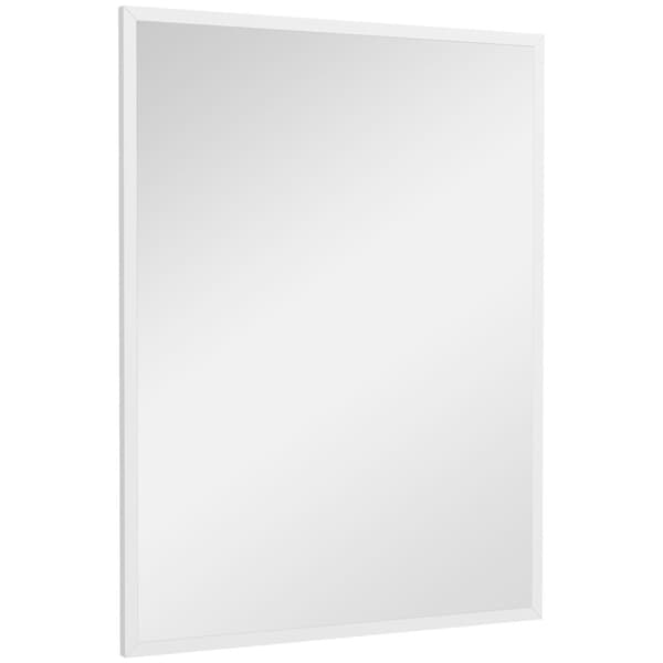 Rootz rektangulær væg spejl - dekorativt spejl - elegant badeværelse spejl - moderne design - 60x80 cm MDF ramme