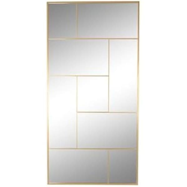 Väggspegel - HOME ESPRIT - Rektangulär - 90 x 180 cm - Flerfärgad - Modern design