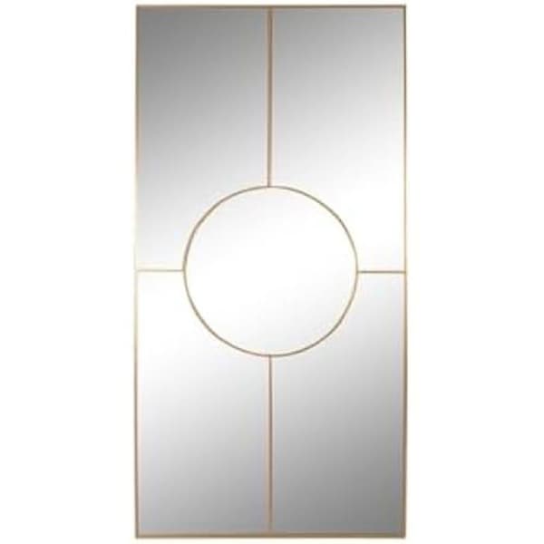 Väggspegel - HOME ESPRIT - Rektangulär - 90 x 180 cm - Flerfärgad - S contemporär