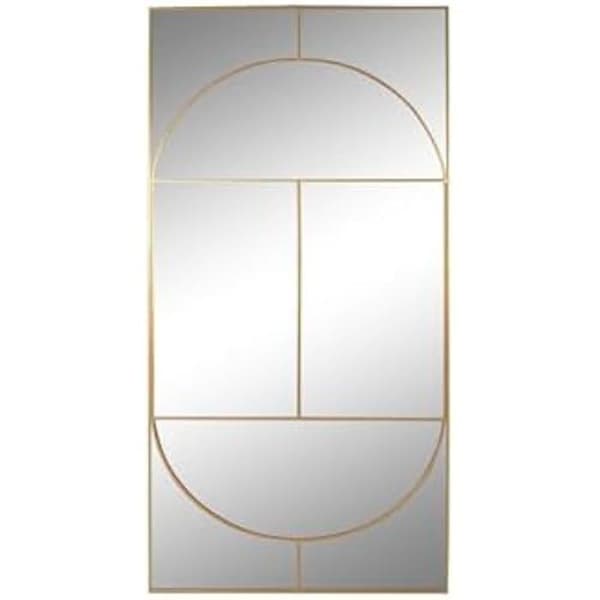 Väggspegel - HOME ESPRIT - Rektangulär - 90 x 180 cm - Flerfärgad - S contemporär