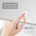 Miniatyrbild 2 av 4: EMKE Rund LED Badrumsspegel 60 cm med kallvitt ljus 6500K