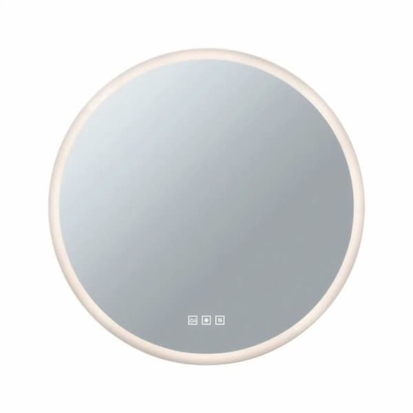 Rund LED-spegel Paulmann Mirra IP44 - spegel/vit - 21W/230V