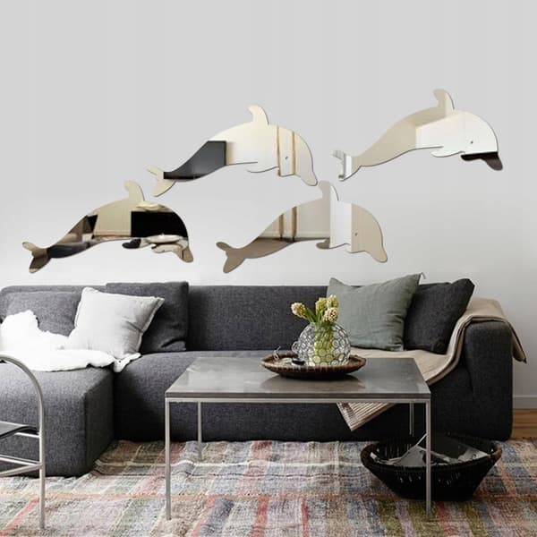 Set med 4 akrylspeglar Delfin BARN XL 268