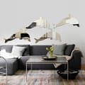 Miniatyrbild 3 av 5: Set med 4 akrylspeglar Delfin BARN XL 268