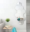 Miniatyrbild 2 av 8: Set med 10 akrylspeglar Hexagonspegel 265