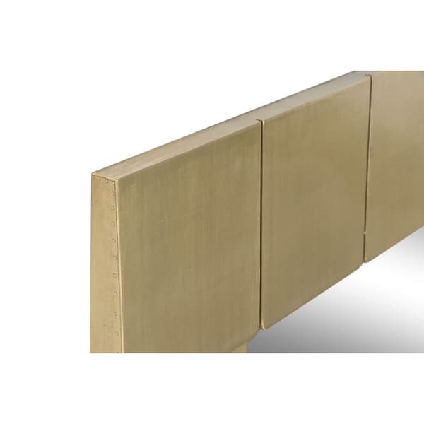 Väggspegel Home ESPRIT Gyllene 117 x 3 x 87 cm