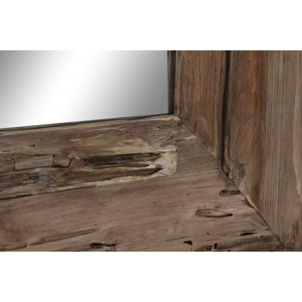 Fritstående spejl Home ESPRIT Teak 120 X 3 X 220 cm