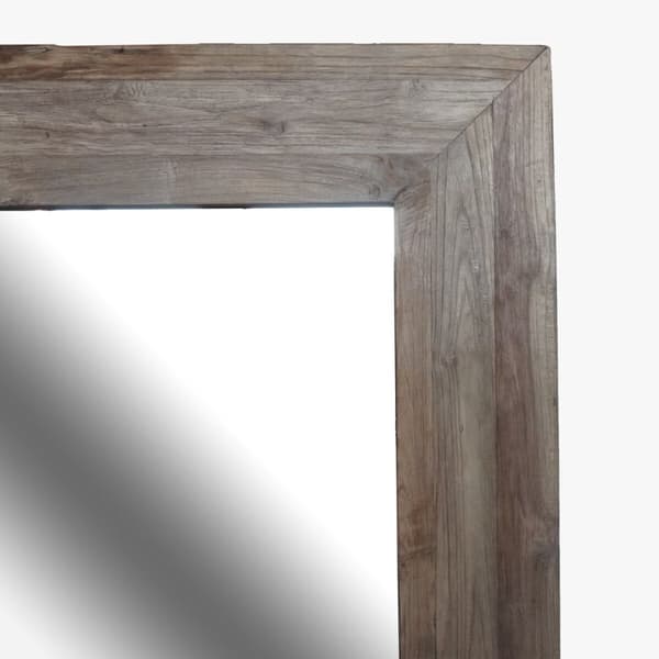 Fritstående spejl Home ESPRIT Teak 120 X 3 X 220 cm