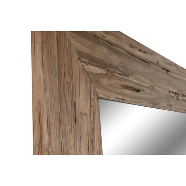 Fritstående spejl Home ESPRIT Teak 120 X 3 X 220 cm