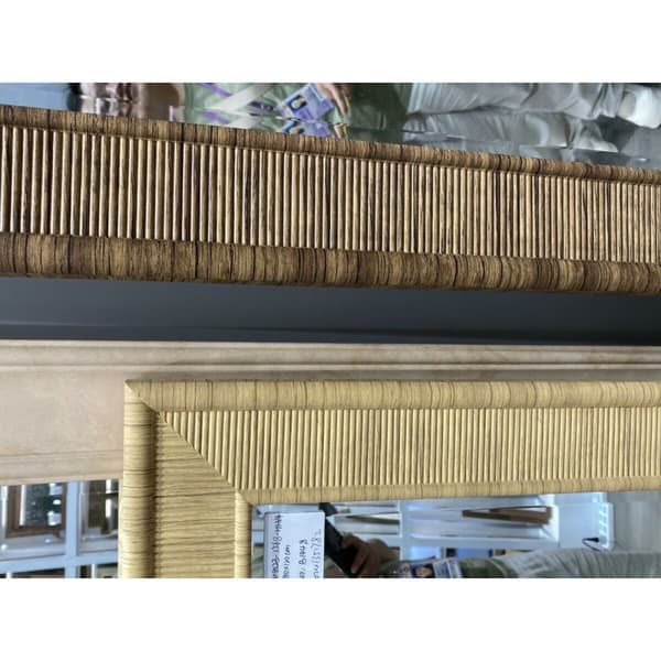 Väggspegel Home ESPRIT Beige Naturell Scandi 60 x 2 x 90 cm (4 antal)