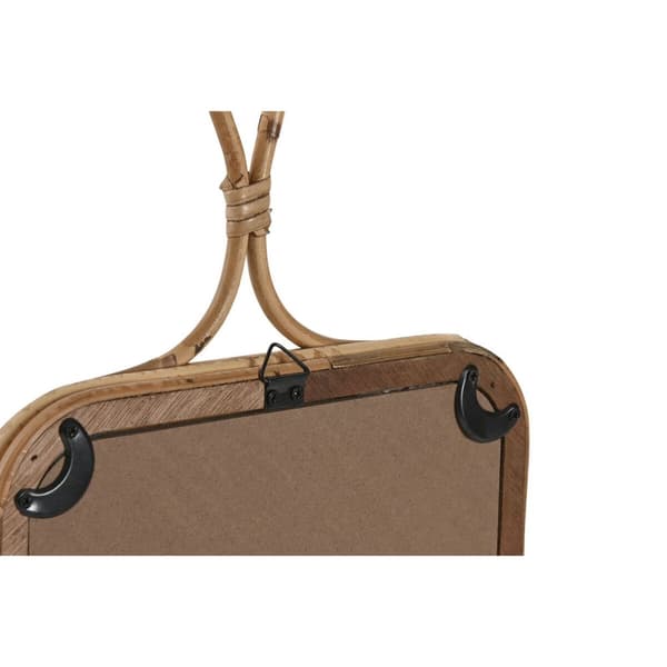 Väggspegel Home ESPRIT Naturell 24 x 2,5 x 40 cm (2 antal)