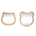 Miniatyrbilde 1 av 3: Veggspeil Home ESPRIT Naturell 40 x 3 x 42 cm 40 x 3 x 43 cm (2 enheter)