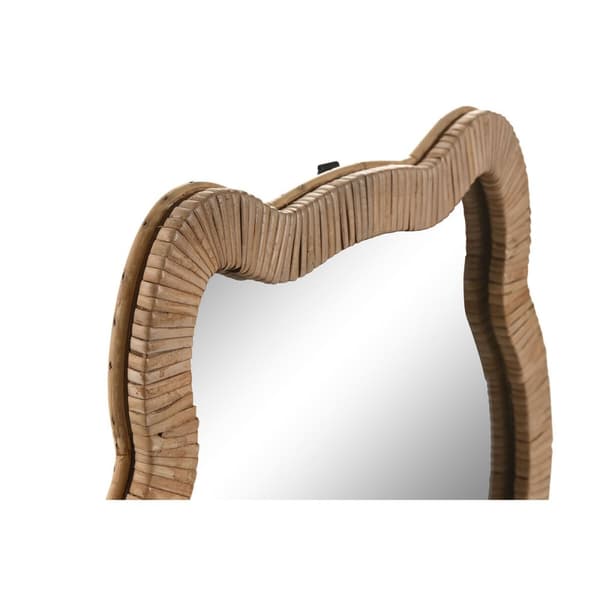 Vægspejl Home ESPRIT Natur 40 x 3 x 42 cm 40 x 3 x 43 cm (2 enheder)