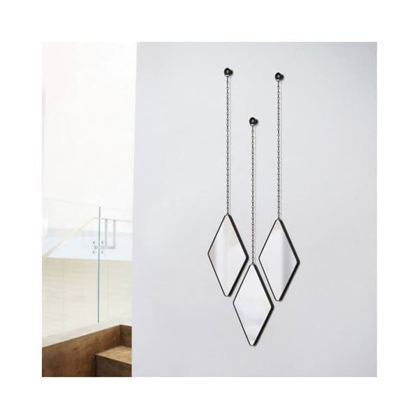 Dima hängande designspegel (set med 3)