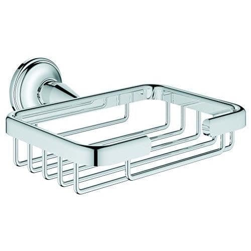 GROHE Essentials autentisk tvålkopp i silvermetall - 40659001