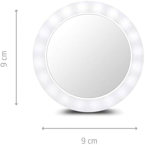 Självporträttspegel - MEDISANA - CM-20E - 36 LED-lampor - Förstoring 3x - Justerbart ljus