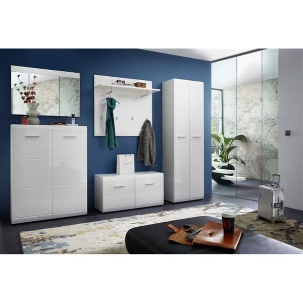 Spegel - Bolzano - Vit - Rektangulär - Inomhus - Modern - Design