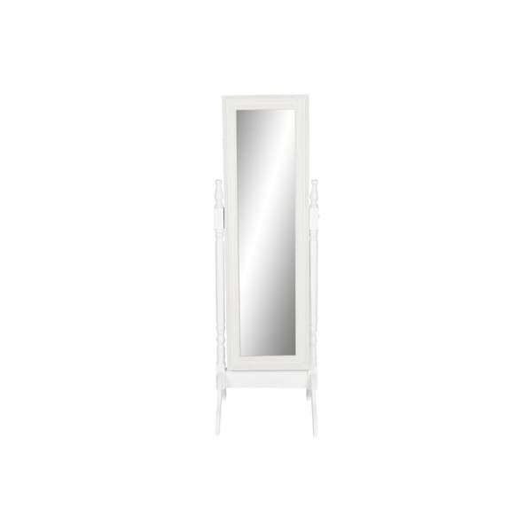 Garderobsspeglar Home ESPRIT Vit 50 x 50 x 157 cm