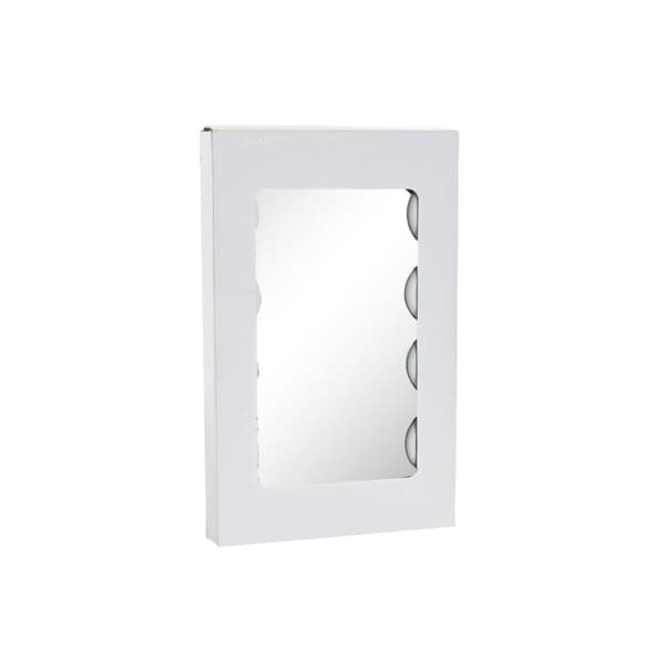 Veggspeil Home ESPRIT Hvit Urban 22 X 2 X 35 CM