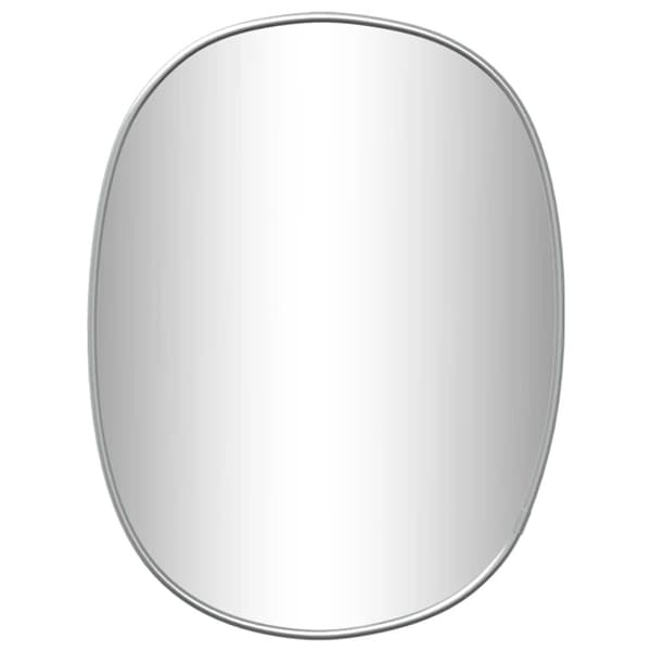 Väggspegel silver 30x25 cm