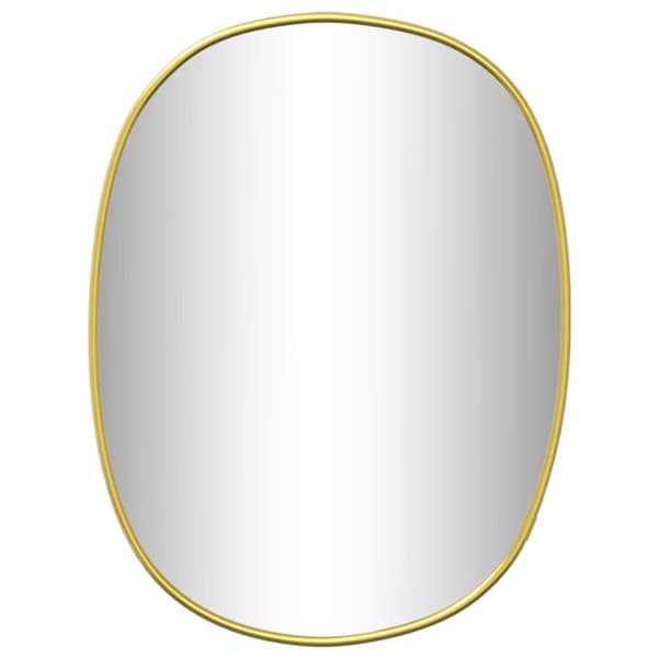 Väggspegel guld 30x25 cm