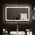 Miniatyrbild 1 av 2: Badrumsspegel LED 80x50 cm