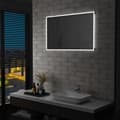 Miniatyrbild 1 av 2: Badrumsspegel LED med touch-sensor 100x60 cm