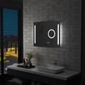 Miniatyrbild 1 av 2: Badrumsspegel LED med touch-sensor 80x60 cm