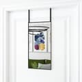 Miniatyrbild 1 av 2: Dörrspegel svart 30x60 cm glas och aluminium