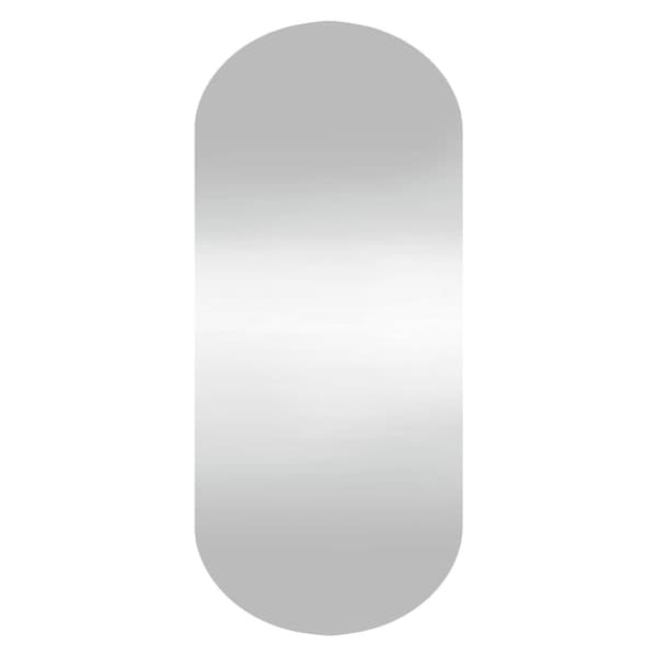Väggspegel 35x80 cm glas oval