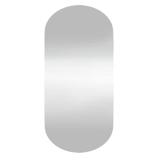 Väggspegel 45x100 cm glas oval