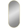 Miniatyrbild 2 av 2: Väggspegel guld 70x30 cm oval