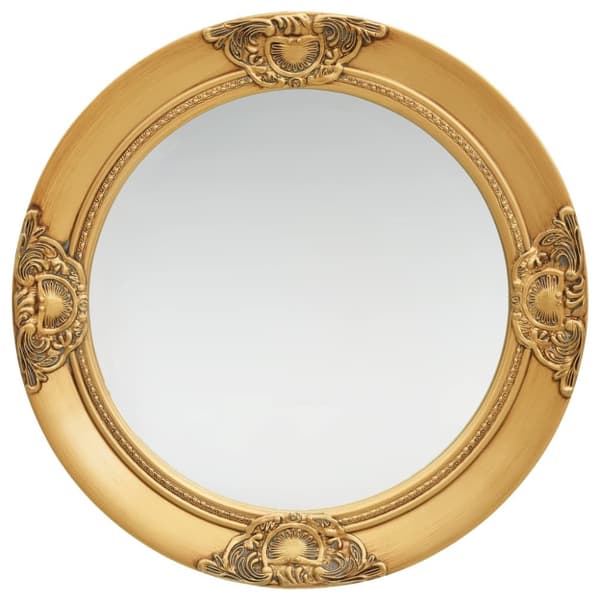 Väggspegel barockstil 50 cm guld