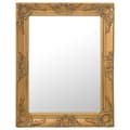 Miniatyrbild 1 av 2: Väggspegel barockstil 50x60 cm guld