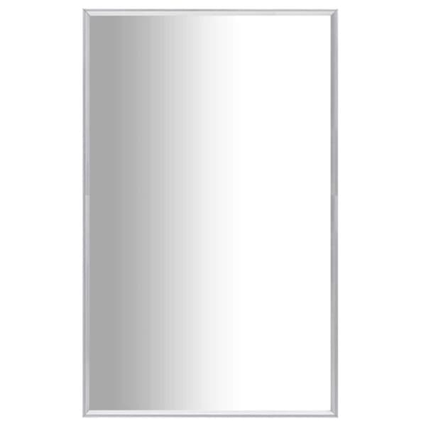 Spegel 70x50 cm silver
