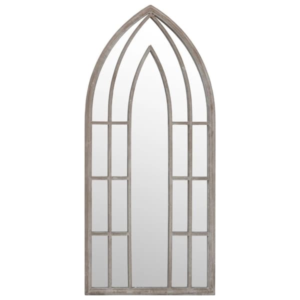 Spegel sandfärgad 100x45 cm järn för inomhusbruk