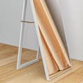 Miniatyrbild 4 av 6: Rootz Standing Mirror - golvspegel - full längd spegel - hållbar MDF -trä - 40x47x147 cm vit
