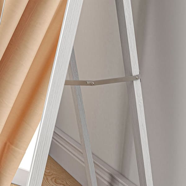 Rootz Standing Mirror - golvspegel - full längd spegel - hållbar MDF -trä - 40x47x147 cm vit