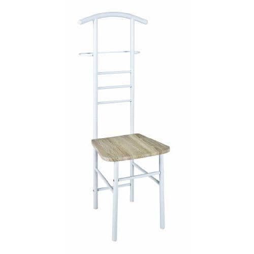Haku Möbel 80088 Betjänad Vit-Ek 50 x 46 x 119 cm