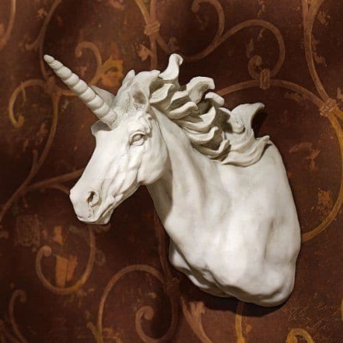 Design Toscano Alicorn Unicorn Trophy Väggskulptur