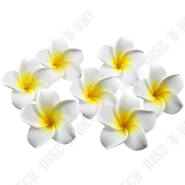 TD® 100 delar Hawaiian Frangipani Flower Kit Storlek 6 cm Exotisk bröllopsinredning Trendigt och modernt skum