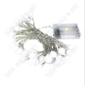 Miniatyrbild 1 av 4: TD® Warm White Frosted Small Ball Batteri LED String Lights - 40 bollar - Varmvitt - 6m